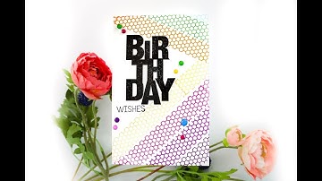 Unity Quick Tip: Rainbow Color Scheme Birthday Card with Background Builders