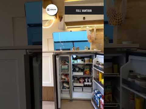 Vantour: Two-Bedroom Family Vanlife Setup #shorts #vanlife #vanbuild