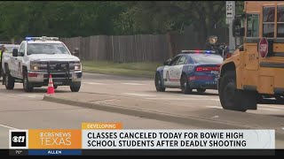 Bowie High School classes canceled after school shooting