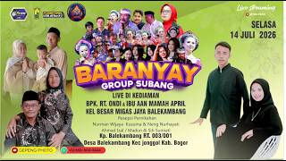 Download lagu LIVE BARANYAY HJT BPK RT. ONDI & IBU AAN MAMAH APRIL  KEL. BESAR MIGAS JAYA 14 JULI 2026 mlm