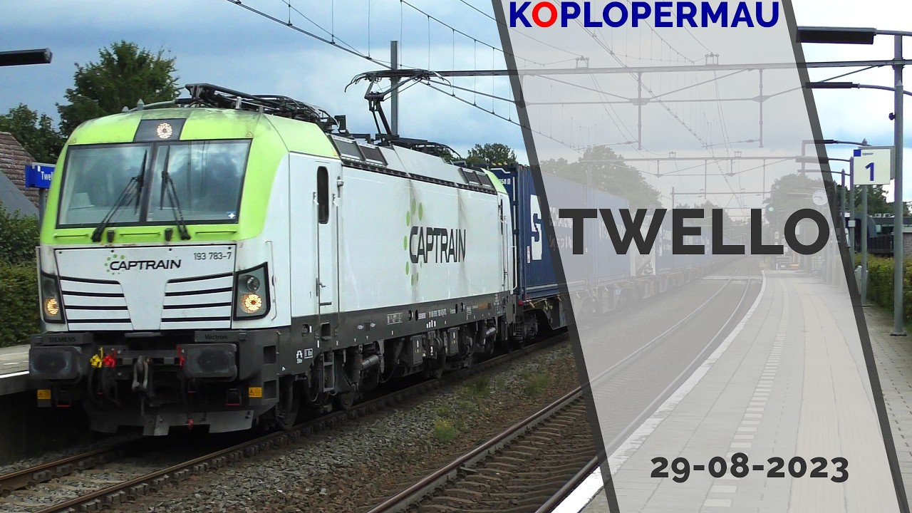 Treinen op station Twello - 29 augustus 2023