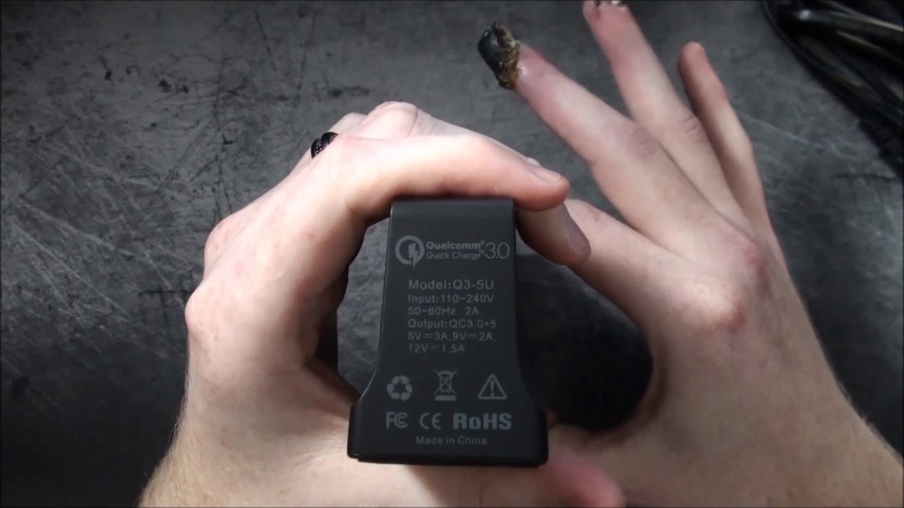 Choetech Q3-5U 5 port quick charger unboxing