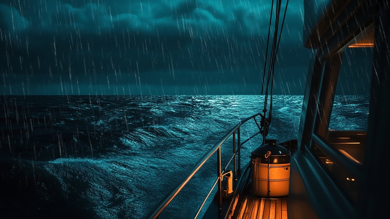 Guarda Immerse in Heavy Rainstorm sounds on Ocean | Perfect for meditation, Sleep, and Focused Study⚓🌊 su YouTube Guarda Immerse in Heavy Rainstorm sounds on Ocean | Perfect for meditation, Sleep, and Focused Study⚓🌊 su YouTube