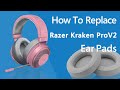 How to Replace Razer Kraken Pro V2 Headphones Ear Pads / Cushions | Geekria