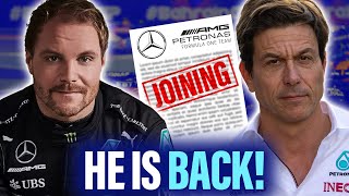 Bottas RETURNS To Mercedes As RESERVE Driver In 2025