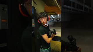 Ray Gets Scared At A Shooting Range 😭