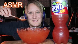 Asmr Drinking Fruit Twist Fanta And Extreme Ice Eating Mukbang no Talking