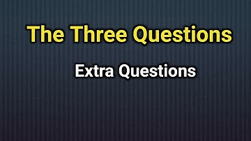 The Three Questions Extra Question from Mulburry
