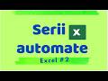 Serii automate vs manuale în Excel