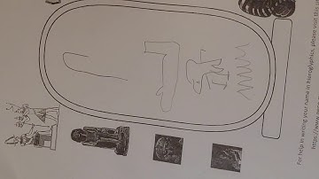 Writing my name in hieroglyphics