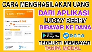 CARA DAPAT UANG GRATIS DARI APLIKASI LUCKY BERRY - TERBUKTI MEMBAYAR screenshot 3