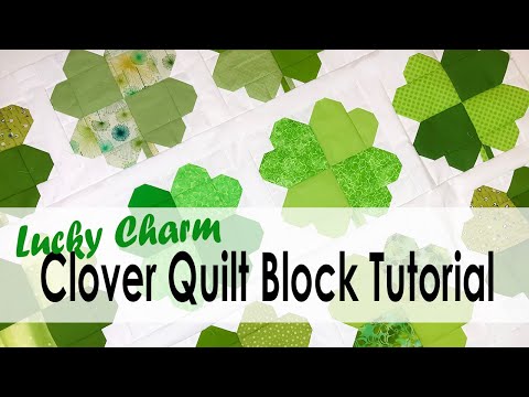 Four Leaf Clover Quilt Block Tutorial with On Williams Street