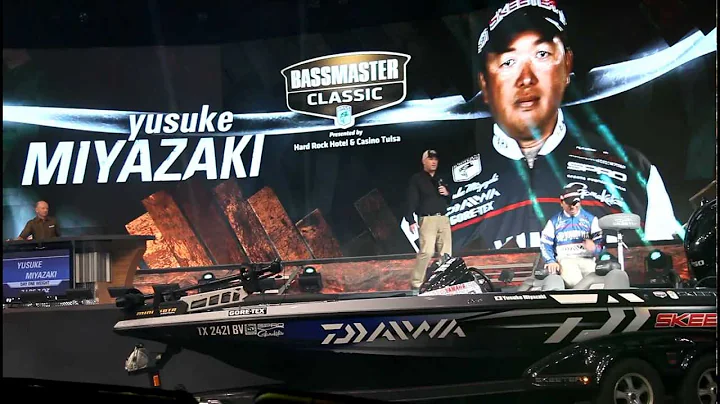 YusukeMiyazaki 2013 Bassmaster Classic Day 2 Weigh...