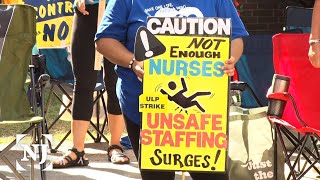 Nurses' strike at RWJ University Hospital — no deal in sight