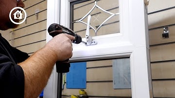 How to replace a  uPVC window handle