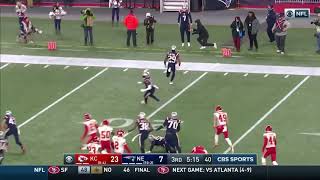 Nate Ebner Blocked Punt | Patriots vs Chiefs