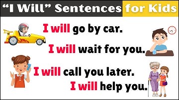 “I Will” Sentences for kids | #learn #how to #read | practice reading sentences | Simple #sentences