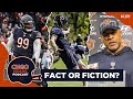 Fact or fiction what should we believe from chicago bears rookie minicamp  chgo bears podcast