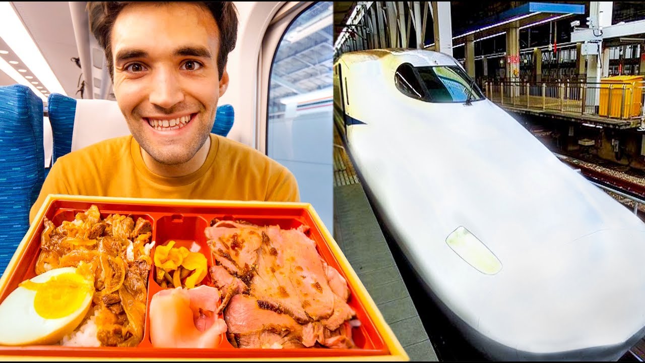 Living On Bento Boxes In Japan For 24 Hours: Shinkansen Bullet Train Experience!