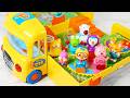 Toy ASMR Pororo School Bus Amusement Park Toy 뽀로로 스쿨버스 놀이터 리뷰 Satisfying with Unboxing &amp; Review Toys