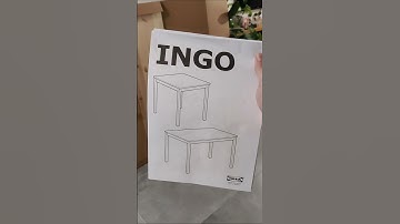 IKEA INGO 146.300.09 UNBOXING & ASSEMBLY