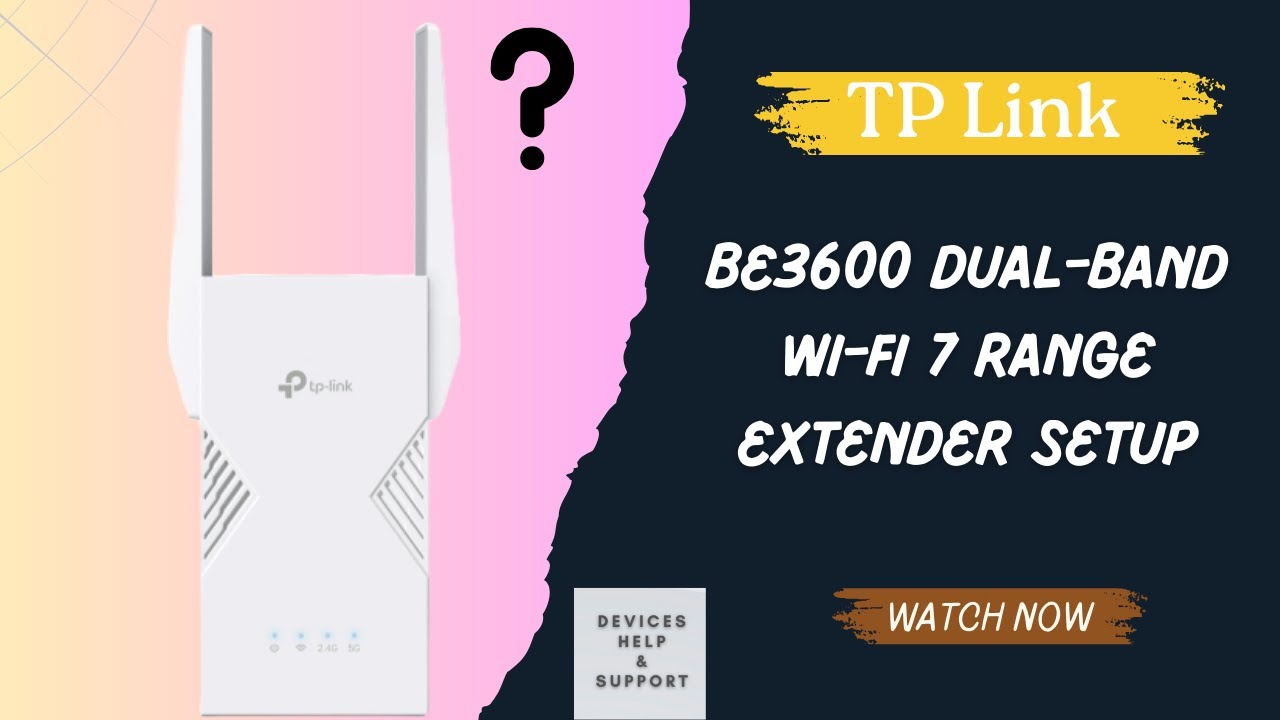 Tp-Link Re225be Wi-Fi 7 Range Extender.