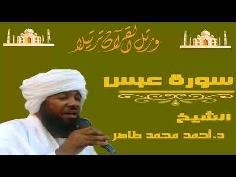 الشيخ احمد محمد طاهر سورة عبس