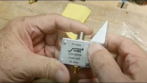 #1378 50 ohm to 75 ohm converter