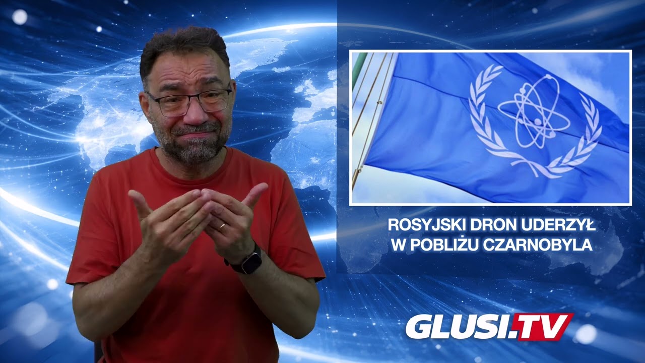 Rosyjski dron uderzył w pobliżu Czarnobyla
