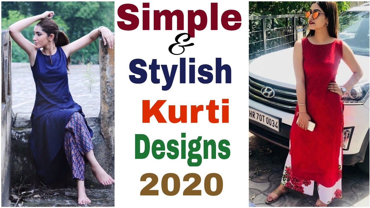 Simple kurti design || Kurti designs 2020 || Latest kurti designs ...