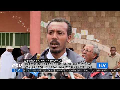 የአማራ ልማት ማህበር በደቡብ ጎንደር ጋይንት ግንባር 220 ኩንታል ዱቄት ንፋስ መውጫ በመገኘት ድጋፍ አደረገ Etv