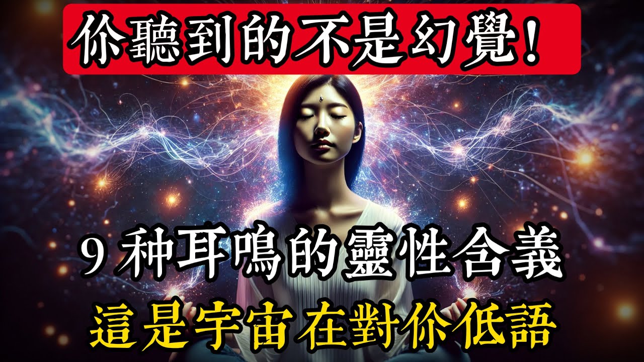 你聽到的不是幻覺！這是宇宙在對你低語，9 種耳鳴的靈性含義#靈性 #占星術 #天文學 #宇宙