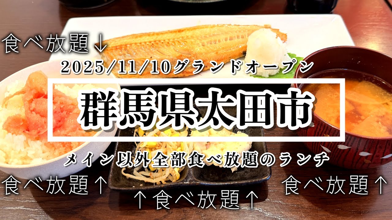 【群馬】ご飯も明太子も副菜もお味噌汁も全部食べ放題ランチ/リーズナブルなテイクアウトお弁当もあり/夜はこだわりのつまった九州料理とホルモン居酒屋