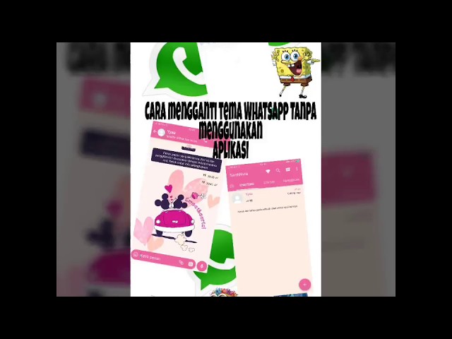 CARA MUDAH MENGGANTI TEMA WHATSAPP TANPA MENGGUNAKAN APLIKASI class=