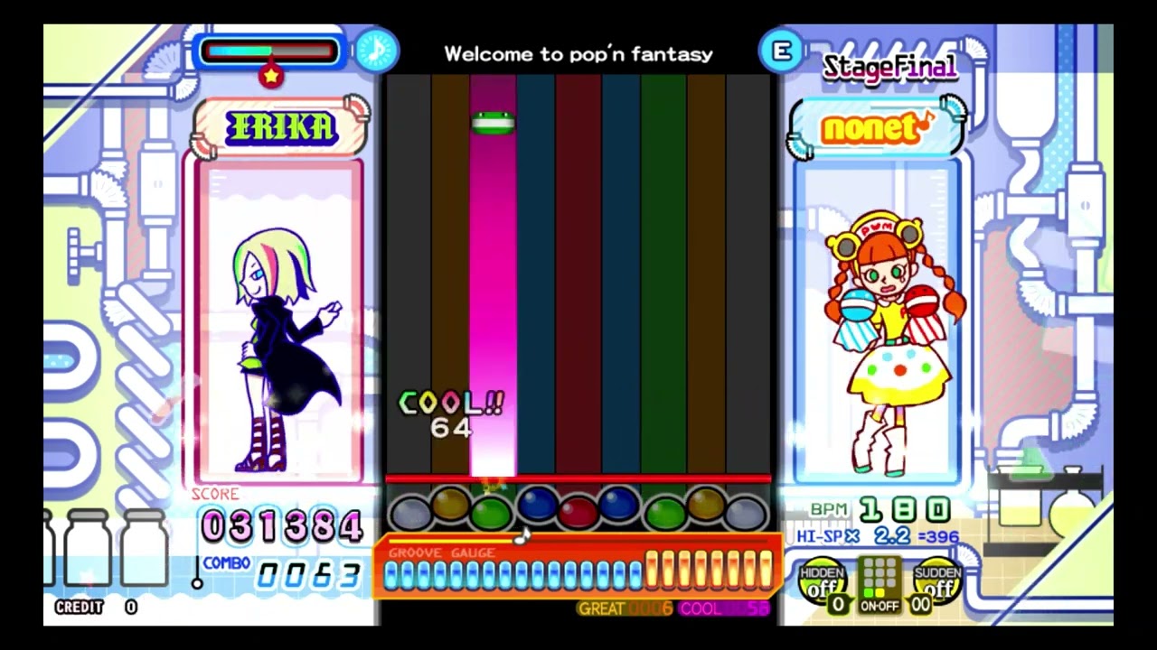 ポップンミュージック] Welcome to pop'n fantasy EASY - YouTube