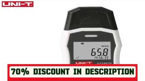 A must-have product! UNI-T Temperature Recorder UT330T UT330TH USB Data Logger Food Thermometer Hi