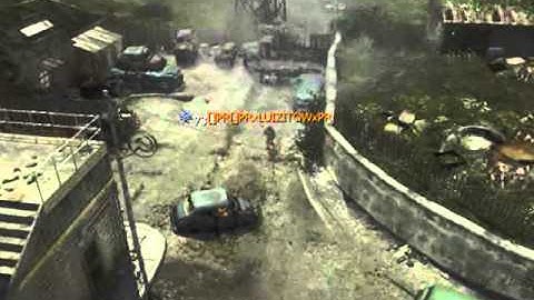 MW3 - Cross Map Throwing Knife on Fallen