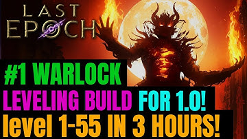 Last Epoch 1.0: FASTEST Auto Casting FISSURE Blink Warlock 1-55 Leveling Build!