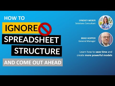 How to Ignore Spreadsheet Structure Rules and Come Out Ahead