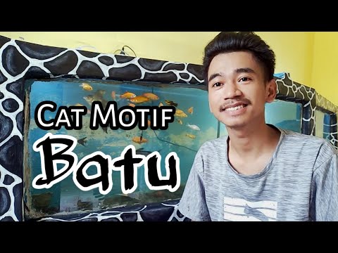 tutorial-cat-motif-batu-alam-di-akuarium-simple-keren-|-mudah-sekali-untuk-pemula-|-bisa-di-tembok