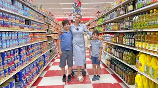 Grocery Shopping with Boys | 12 Kinds of Ice Cream | Heghineh