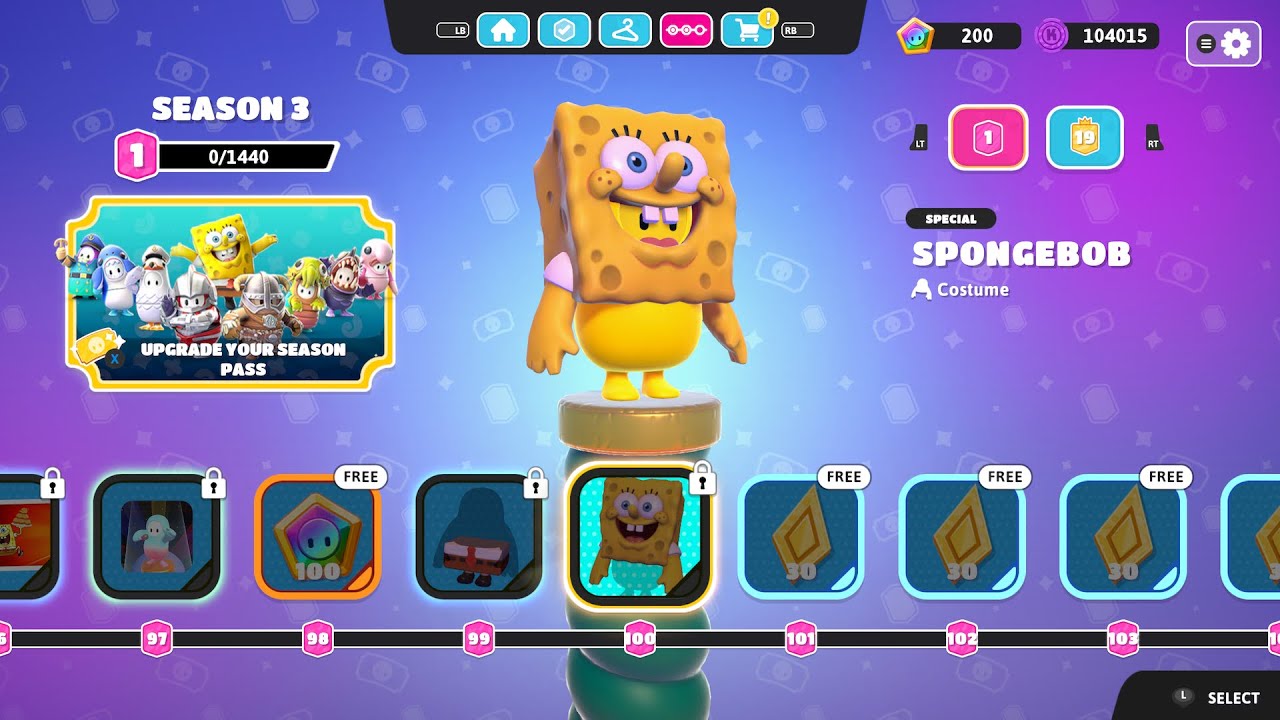 Fall Guys Season 3 Sunken Secrets Full Battlepass/Fame Pass Overview!