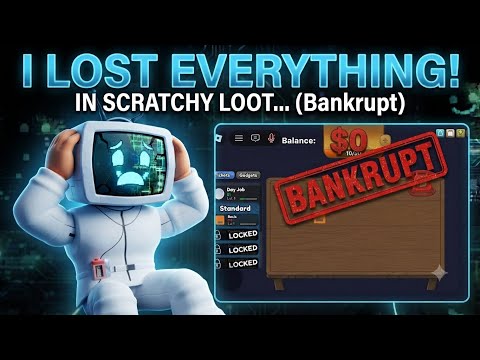 I LOST EVERYTHING in Scratchy Loot... (Bankrupt)