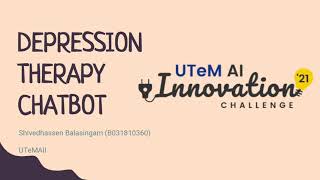 UTeM AIIC21 - P28: Depression Therapy Chatbot screenshot 2