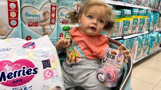 Vlog: Шоппинг с куклами реборн Shopping with reborn doll 👶🏻