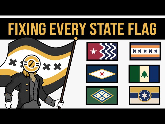 フラッグページ Redesigning Every US State Flag - YouTube