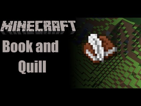 Minecraft - Book and Quill - YouTube