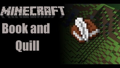 Minecraft - Book and Quill