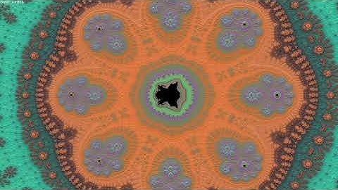 Celtic (4th Power) Fractal Zoom (4K).