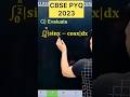 Q) If Integration ∫ ( 0 to pie/2 ) | sin x - cos x | dx #cbse2024 #CBSE2025 #cbse #integration